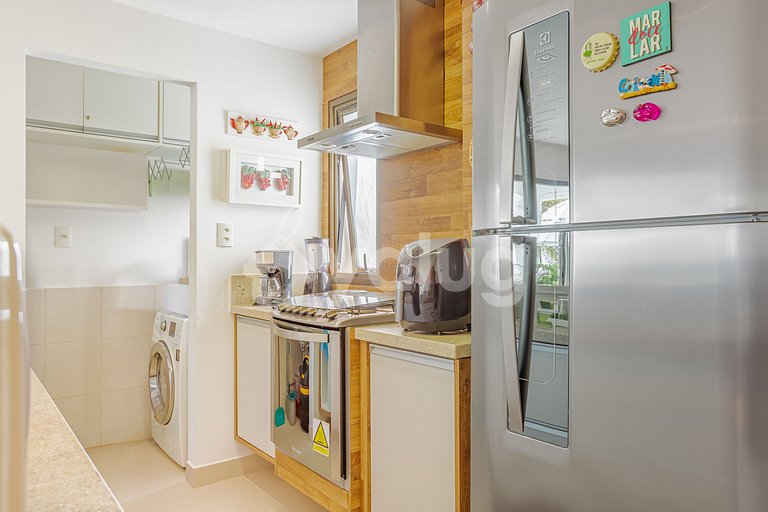 Wonderful apartment 850m from the beach - Praia do Forte