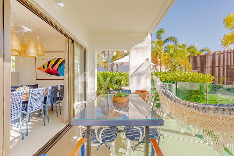 Maravilhoso apartamento 850m da praia - Praia do Forte