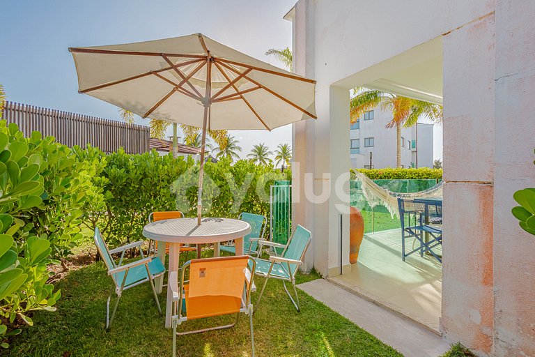 Maravilhoso apartamento 850m da praia - Praia do Forte