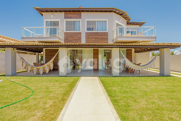 Casa espetacular 3 suítes - Barra do Jacuípe 140m da praia