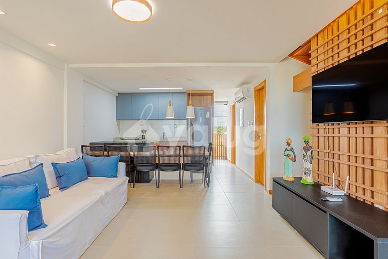 Maravilloso apartamento con 3 suites en la arena- Itacimirim