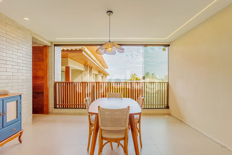 Wonderful apartment 3 suites right on the sand - Itacimirim