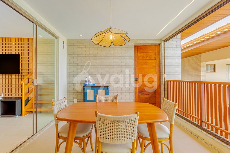 Maravilloso apartamento con 3 suites en la arena- Itacimirim