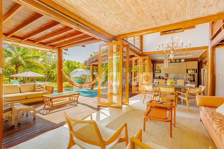 Maravillosa casa con 5 suites a 500m de Lord- Praia do Forte