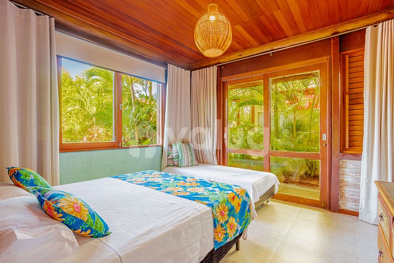 Maravilhosa casa com 5 suítes a 500m do Lord- Praia do Forte