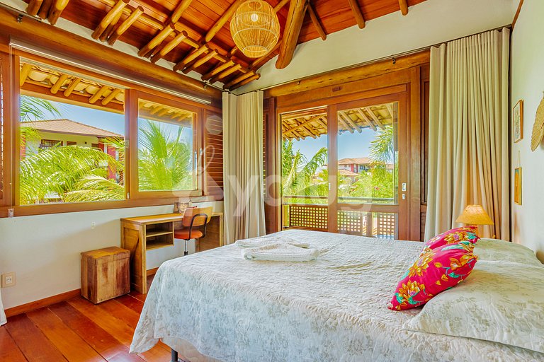 Maravilhosa casa com 5 suítes a 500m do Lord- Praia do Forte
