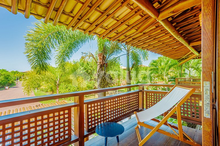 Maravilhosa casa com 5 suítes a 500m do Lord- Praia do Forte