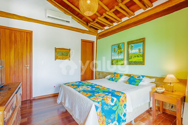 Maravilhosa casa com 5 suítes a 500m do Lord- Praia do Forte