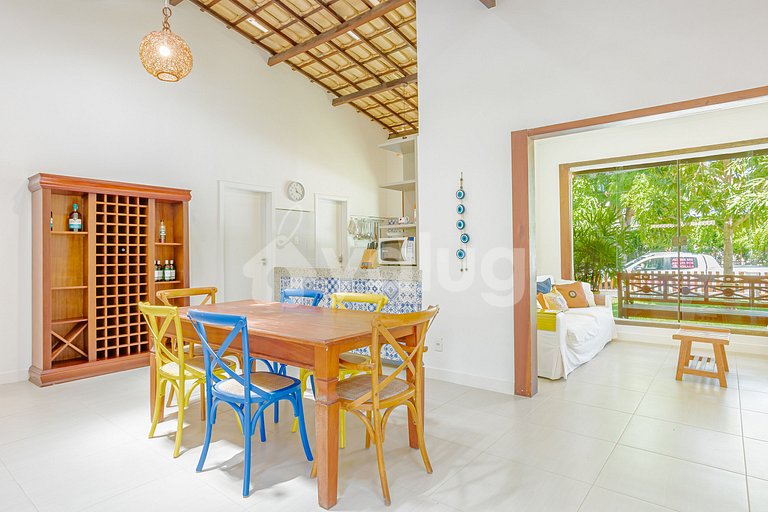 Beautiful house with 4 suites 400m from Guarajuba beach
