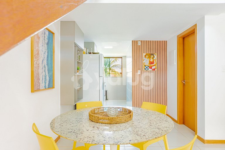 Hermoso apartamento 4 suites a 150m de la playa - Itacimirim