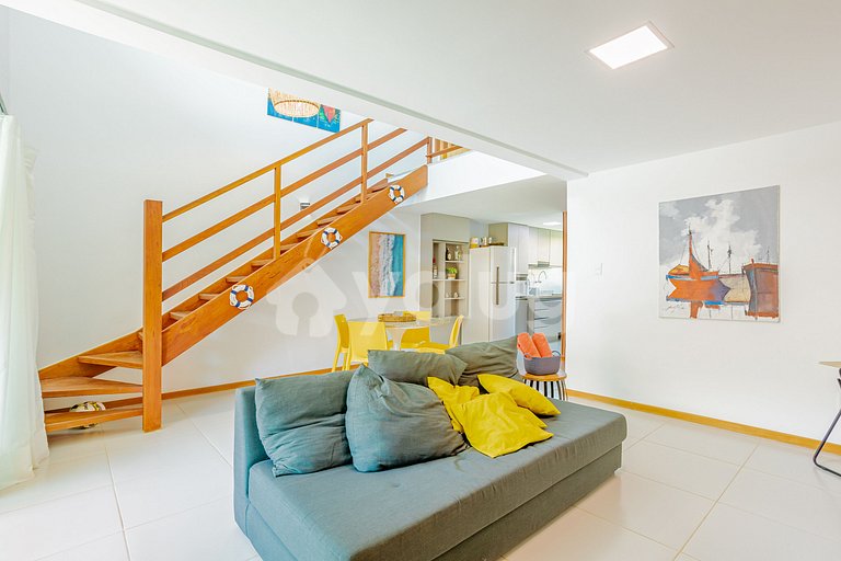 Hermoso apartamento 4 suites a 150m de la playa - Itacimirim