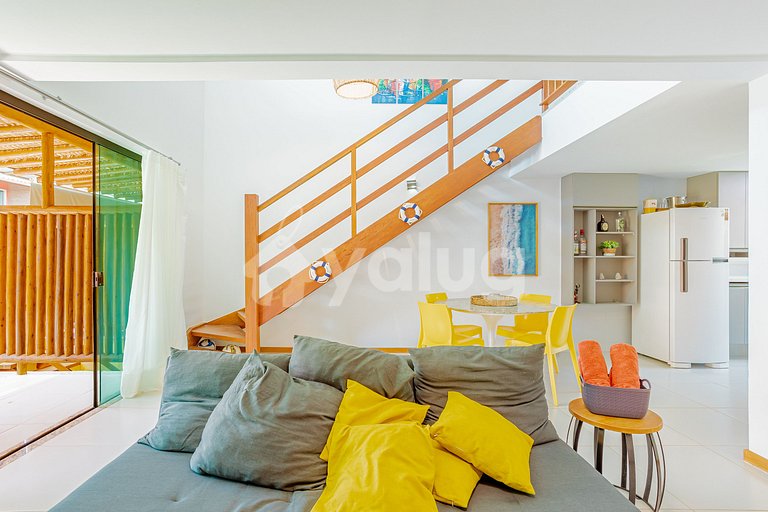 Hermoso apartamento 4 suites a 150m de la playa - Itacimirim