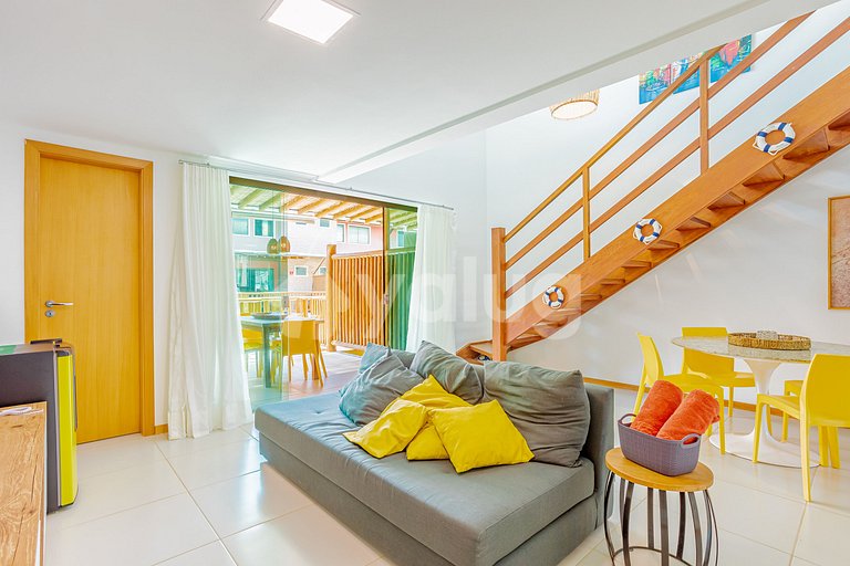Hermoso apartamento 4 suites a 150m de la playa - Itacimirim