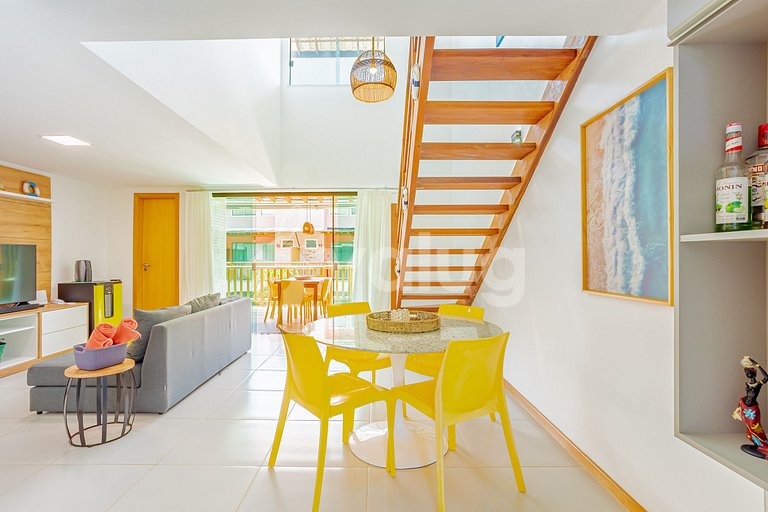 Hermoso apartamento 4 suites a 150m de la playa - Itacimirim