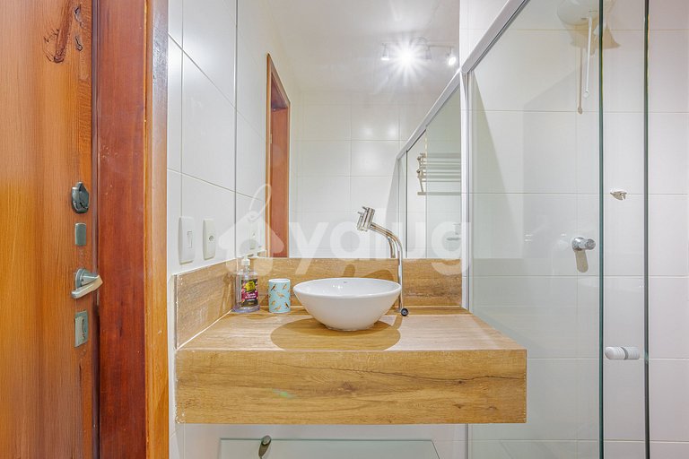 gran apartamento justo en la arena con 2 suites - Itacimirim