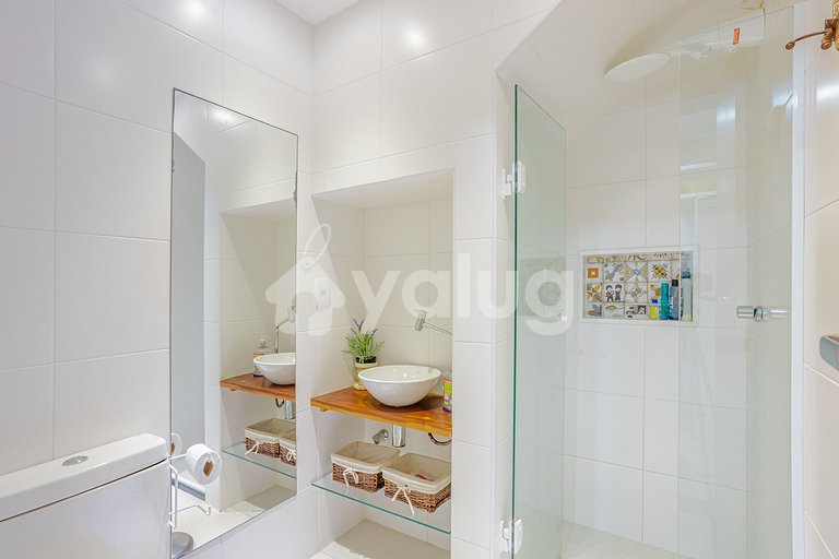 gran apartamento justo en la arena con 2 suites - Itacimirim