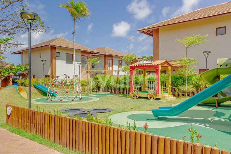 Excelente casa en la arena con 4 suites - Itacimirim
