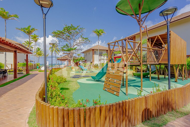 Excelente casa en la arena con 4 suites - Itacimirim