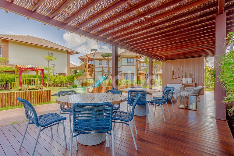 Excellent house right on the sand with 4 suites - Itacimirim