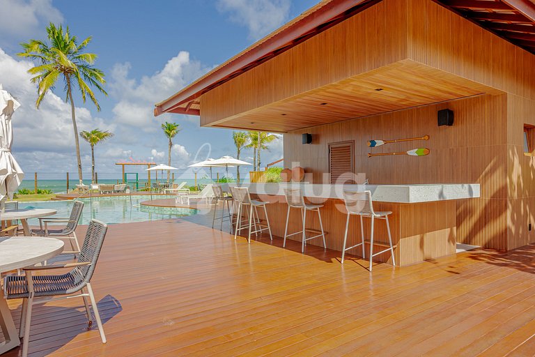 Excellent house right on the sand with 4 suites - Itacimirim