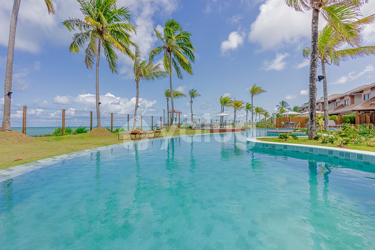 Excelente casa en la arena con 4 suites - Itacimirim