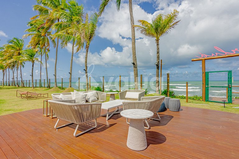 Excellent house right on the sand with 4 suites - Itacimirim