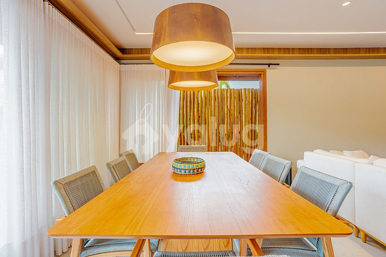 Excellent house right on the sand with 4 suites - Itacimirim