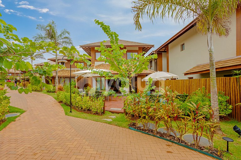 Excellent house right on the sand with 4 suites - Itacimirim
