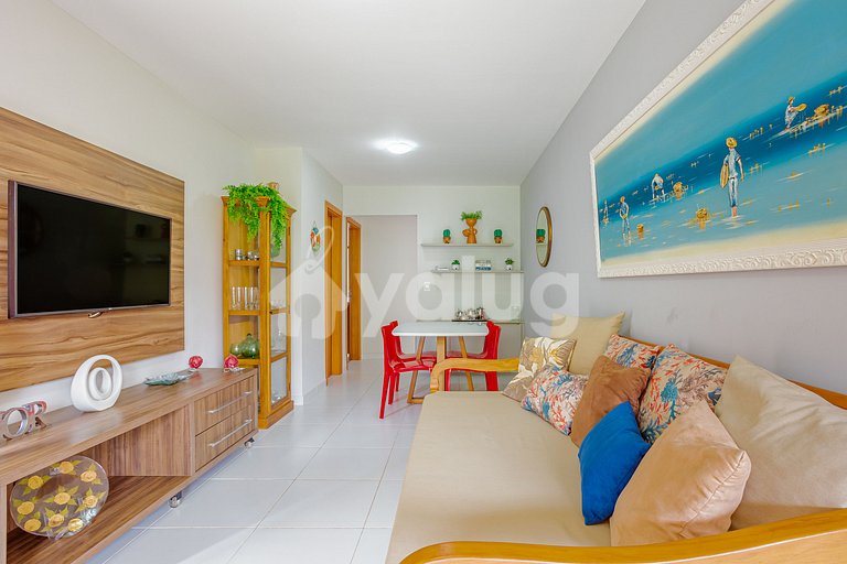 Lindo apartamento pé na areia - Itacimirim