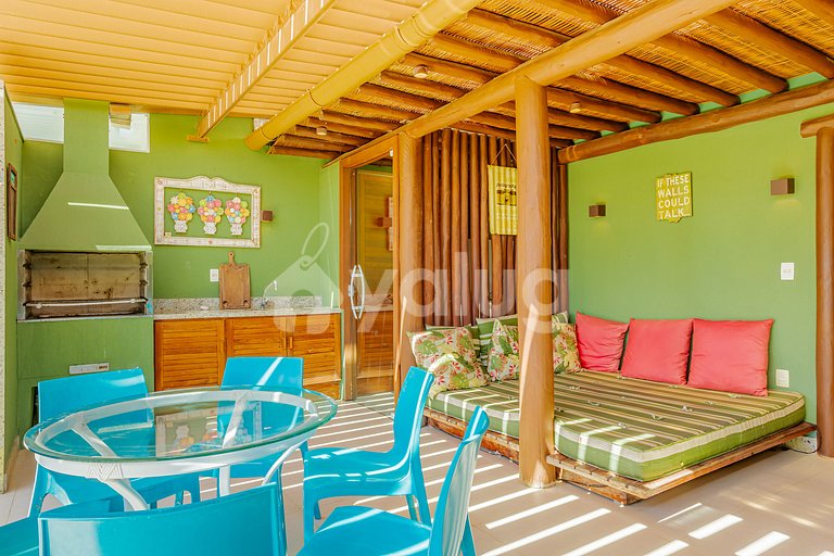 Great apt right on the sand with 3 suites - Praia do Forte