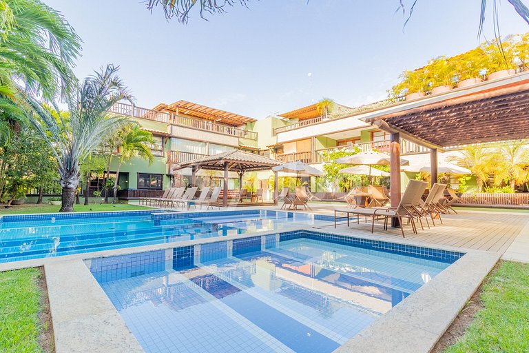 Great apt right on the sand with 3 suites - Praia do Forte