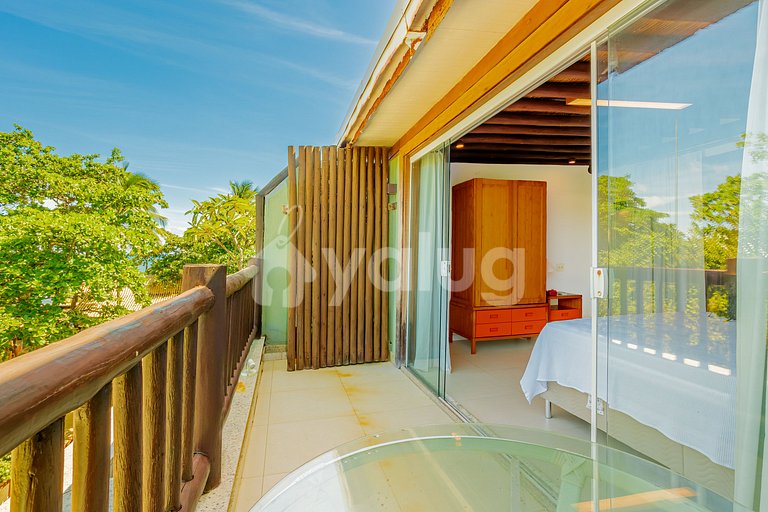 Great apt right on the sand with 3 suites - Praia do Forte