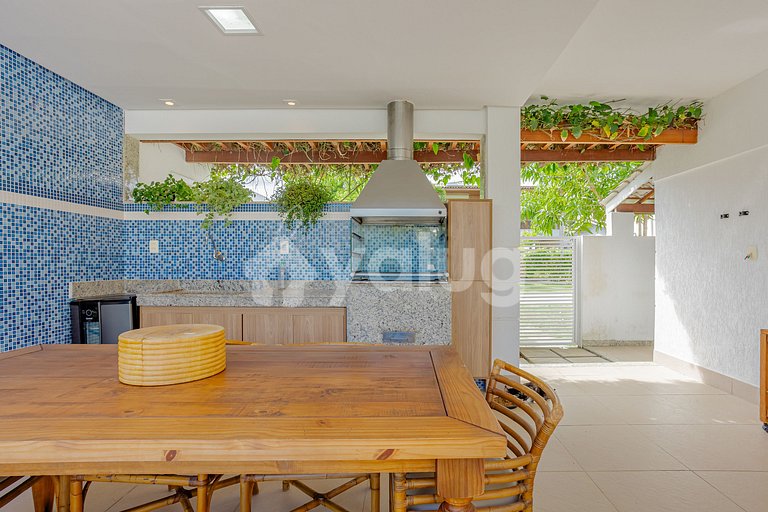 Maravillosa casa con piscina y 4 suites - Guarajuba