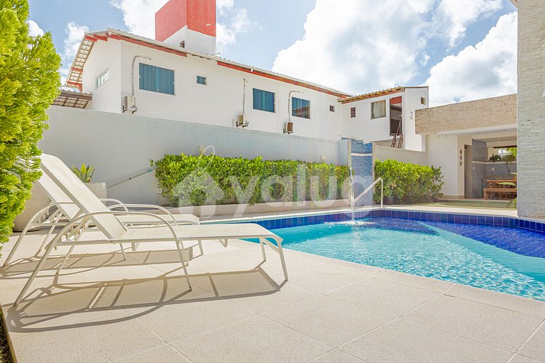 Maravillosa casa con piscina y 4 suites - Guarajuba
