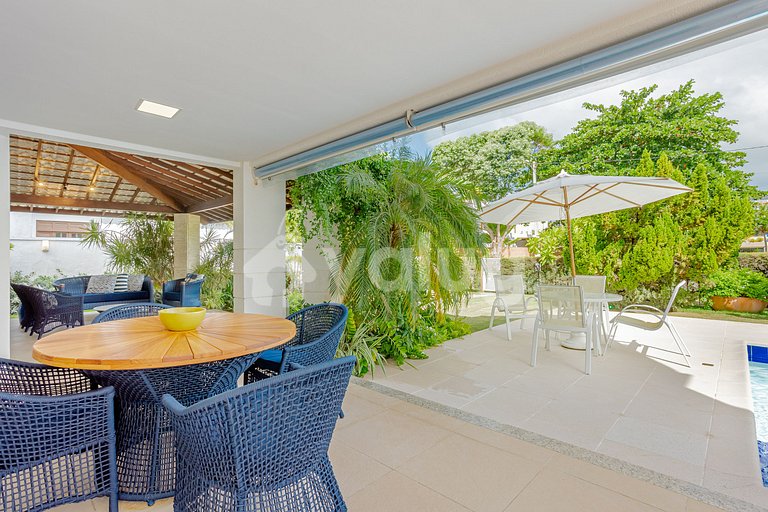 Maravillosa casa con piscina y 4 suites - Guarajuba