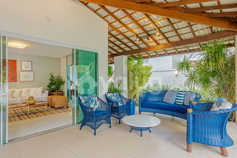 Maravillosa casa con piscina y 4 suites - Guarajuba