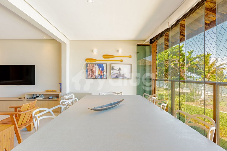 Increíble apartamento vistas al mar con 3 suites -Itacimirim