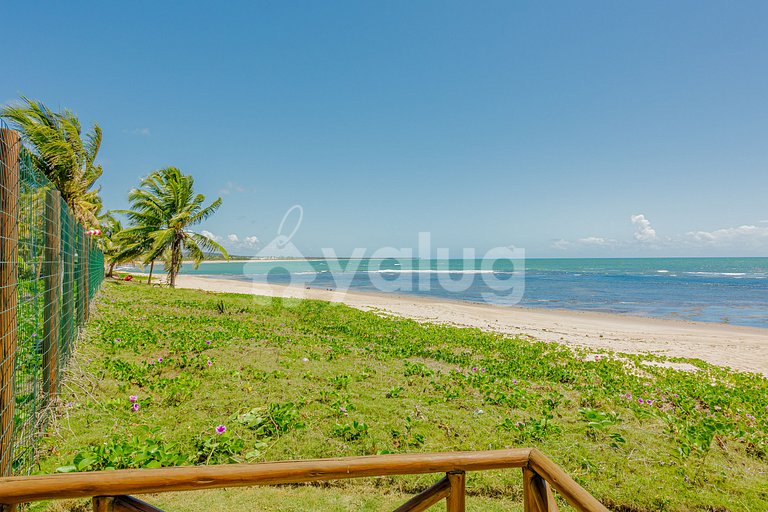 Excelente apartamento pé na areia com 3 suítes - Itacimirim
