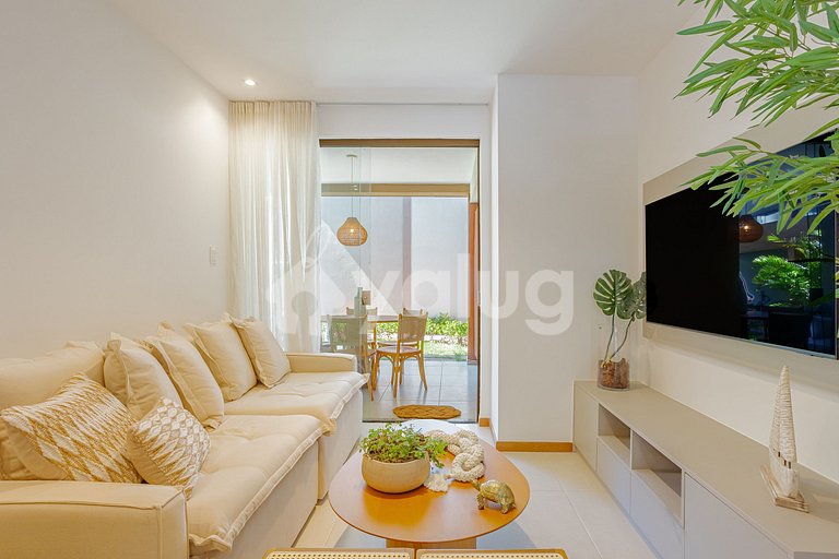 Maravilloso apartamento con 2 suites - Itacimirim