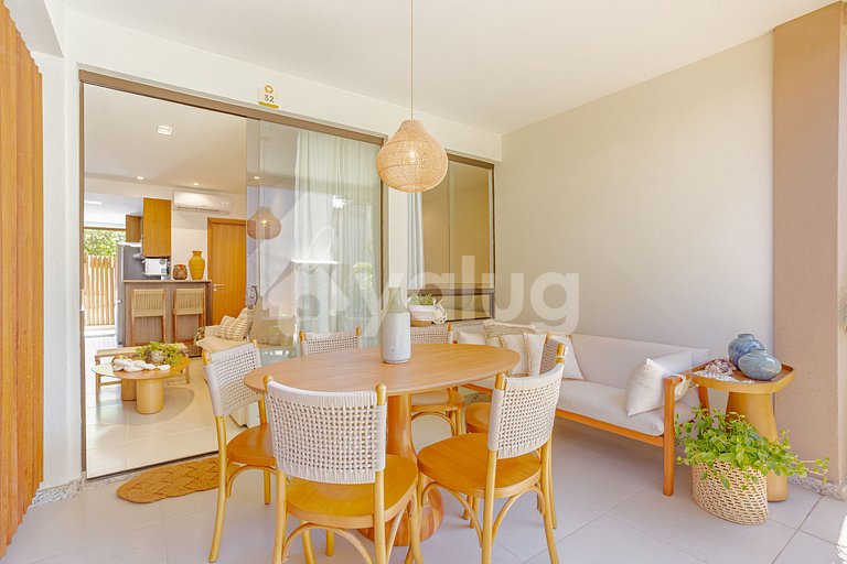 Wonderful apartment with 2 suites - Itacimirim