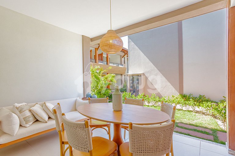 Maravilhoso apartamento com 2 suítes - Itacimirim