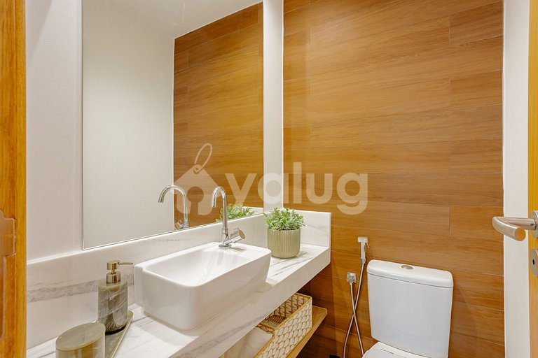 Maravilhoso apartamento com 2 suítes - Itacimirim