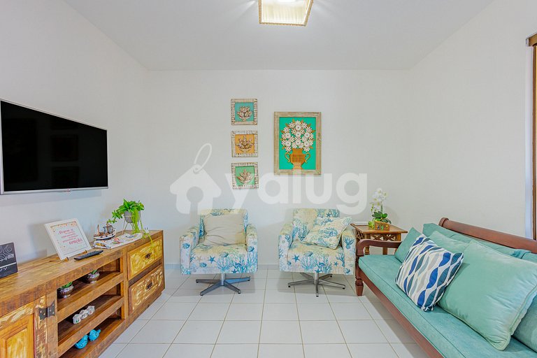 Maravilloso apartamento con 3 suites - Guarajuba