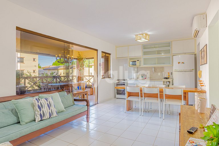 Maravilhoso apartamento com 3 suítes - Guarajuba