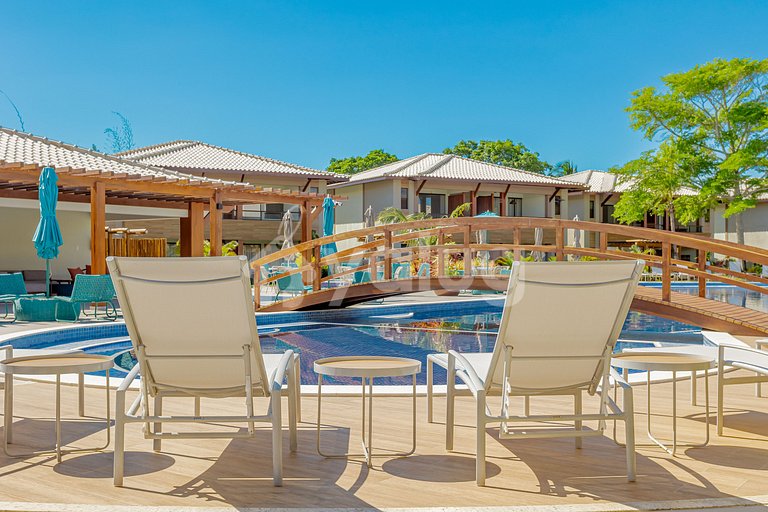 Maravilhoso apartamento com 2 suítes - Itacimirim