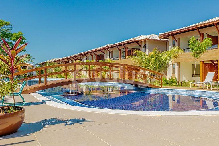 Maravilhoso apartamento com 2 suítes - Itacimirim