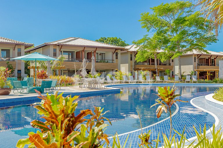Maravilhoso apartamento com 2 suítes - Itacimirim
