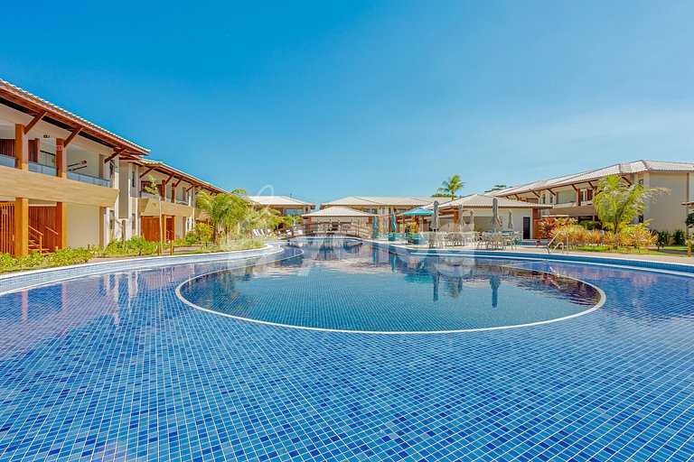Maravilhoso apartamento com 2 suítes - Itacimirim
