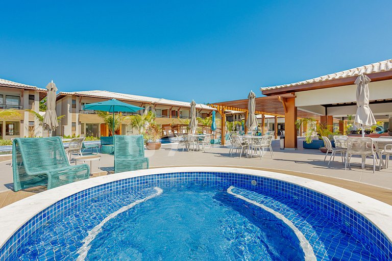 Maravilhoso apartamento com 2 suítes - Itacimirim