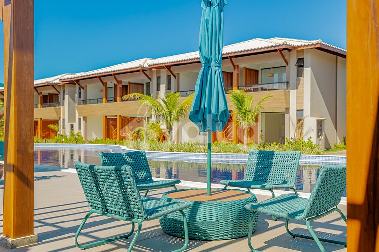 Maravilhoso apartamento com 2 suítes - Itacimirim